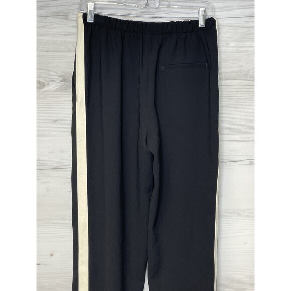 Zara Woman Pants Womens Small Pull On Elastic Waist Tapered Jogger Stripe SAM 83 - Picture 12 of 13